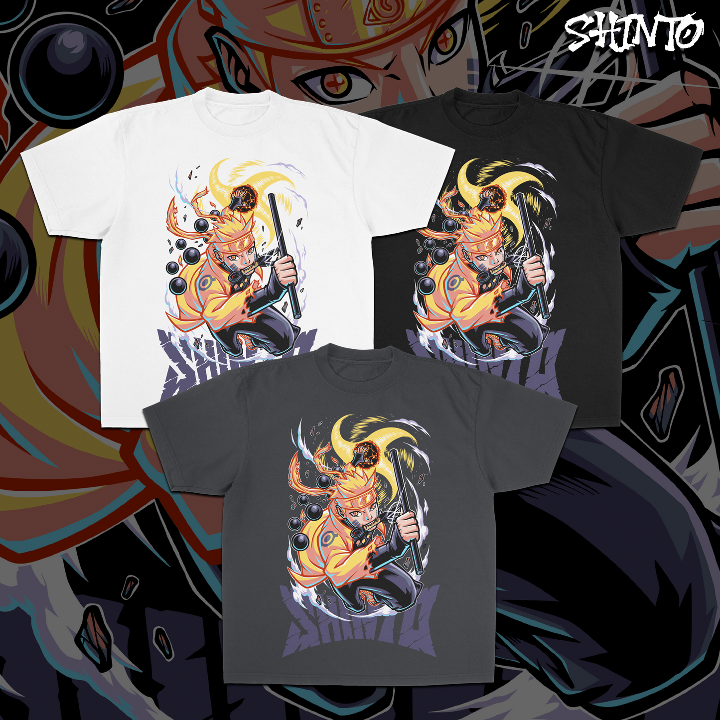 Sage of Six Paths Naruto Tee